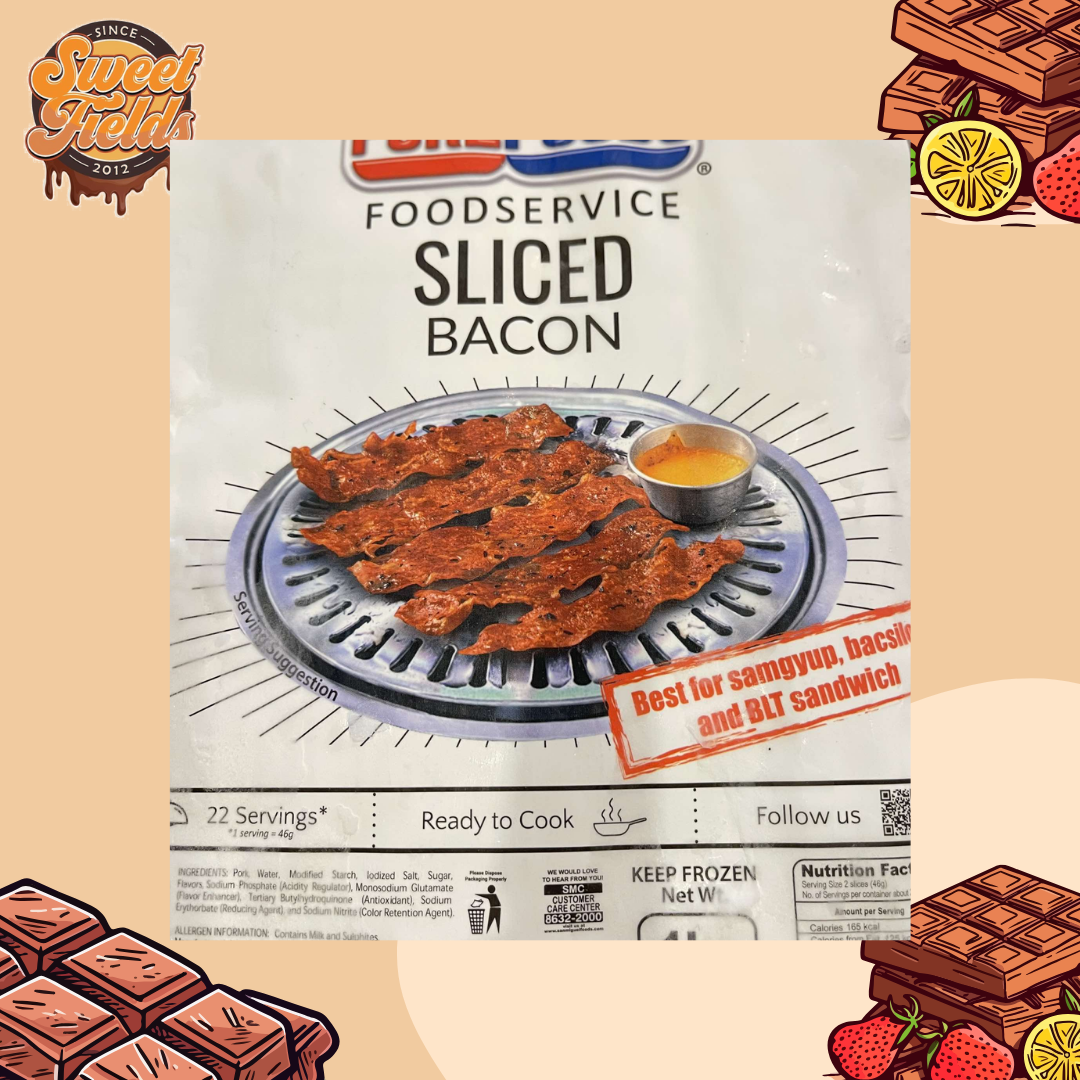 Purefoods Food Service Sliced Bacon, 1kg