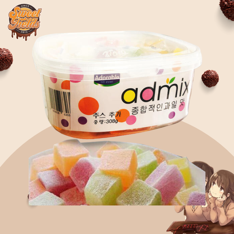 Adorable admix fruit gummies