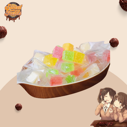 adorable admix fruit gummies served