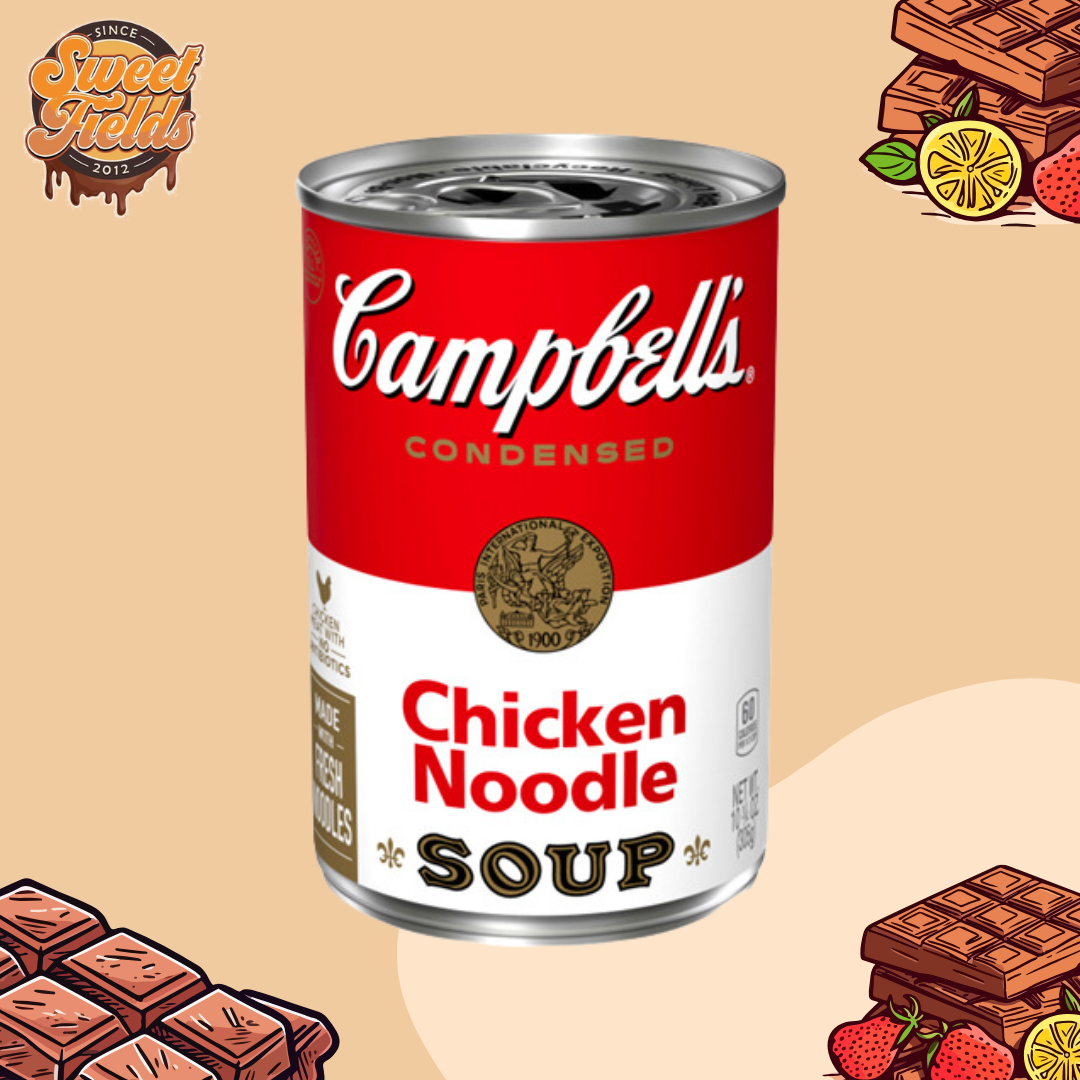 Campbells chicken noodle soup in can