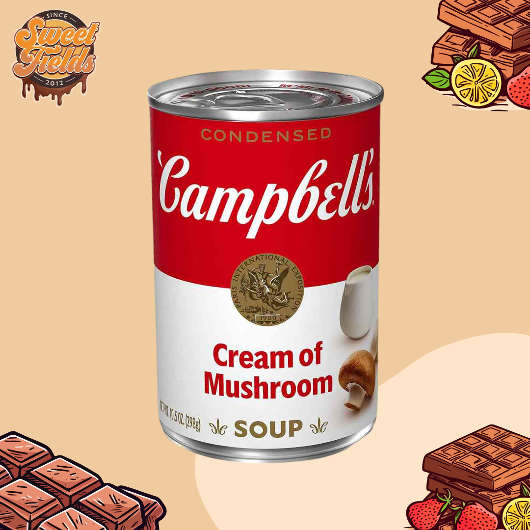 campbells cream of mushroom soup in a can