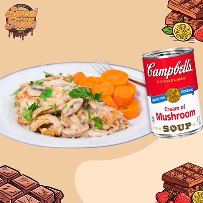 campbells cream of mushroom soup used in a chicken recipe