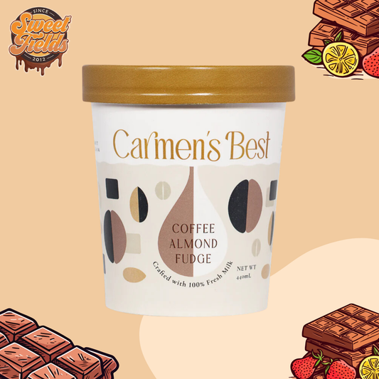 carmens best coffee almond fudge ice cream in pint