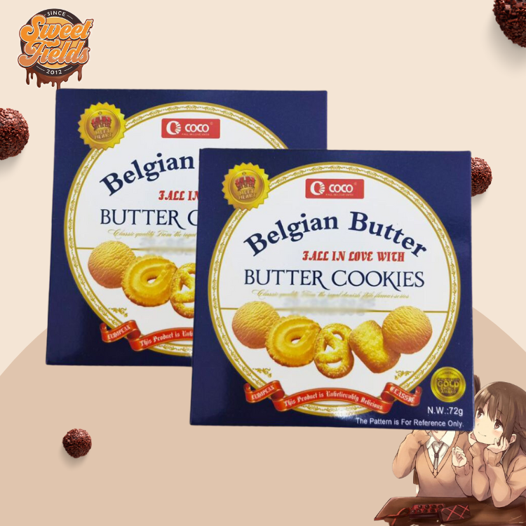 belgian butter cookies box