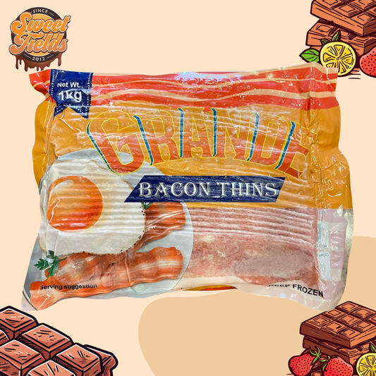 grande bacon thins 1kg pack