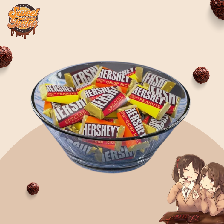 Hershey's Miniatures Dark Chocolate in Bowl