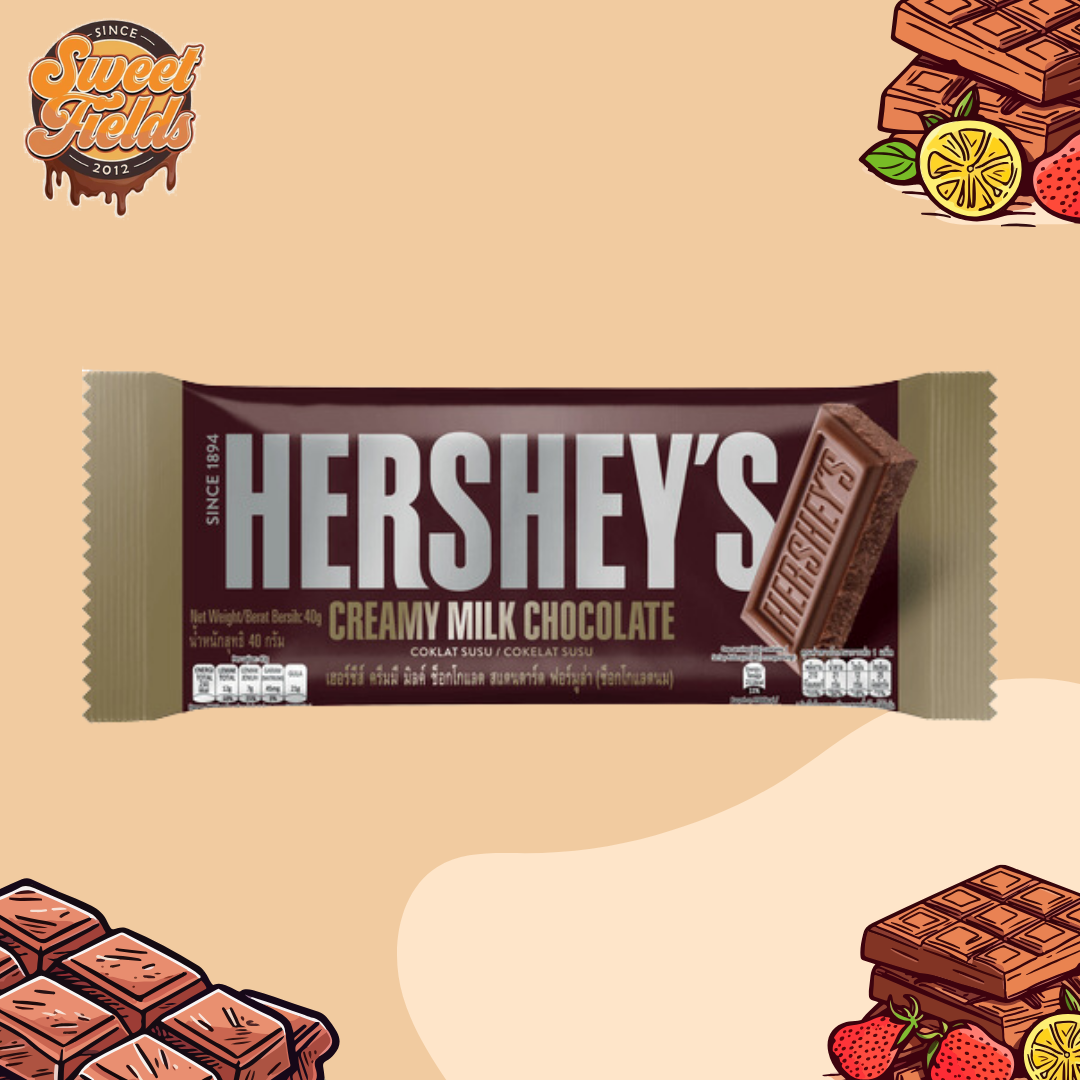 hersheys creamy milk chocolate bar