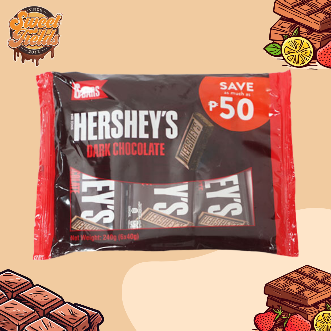 hersheys dark chocolate 6 bar pack