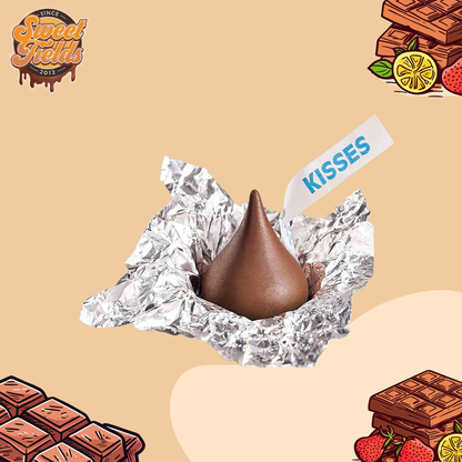 kisses milk chocolate unwrapped