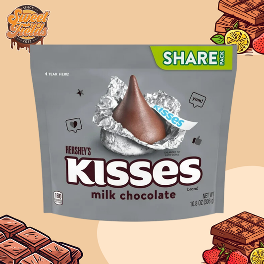 hershes kisses milk chocolate pack