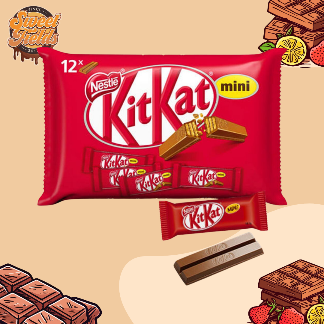 kitkat mini in a bag with 1 unwrapped