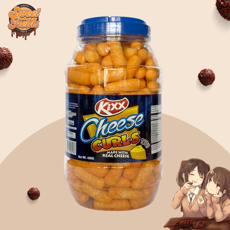 kixx cheese curls barrel