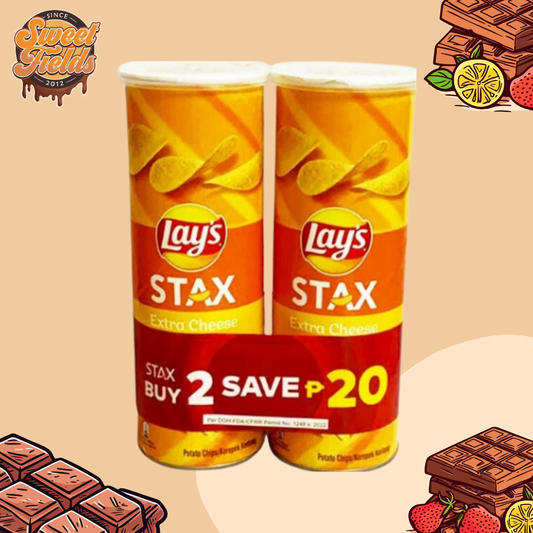 a bundle of lays stax extra cheese.