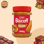 biscoff smooth spread in a glass jar