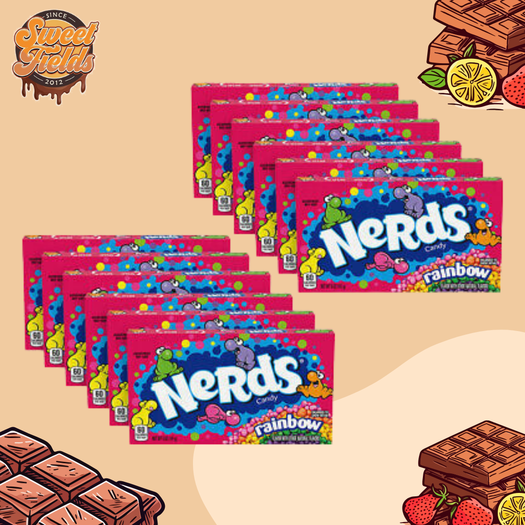 boxes of nerds candy.