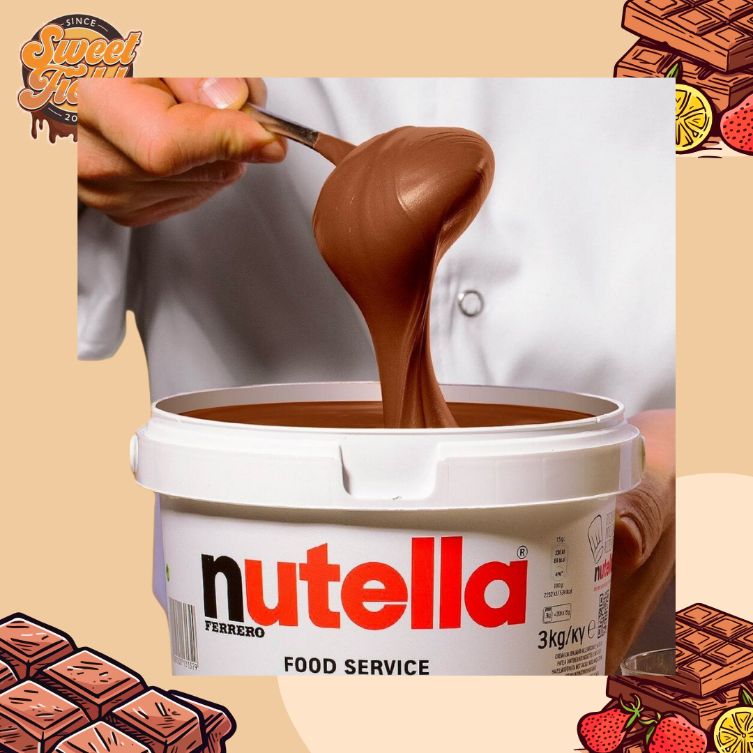 a spoonful of nutella hazelnut spread