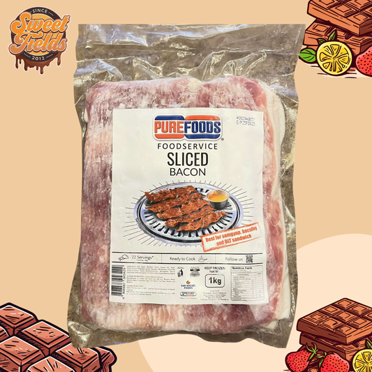 Purefoods Food Service Sliced Bacon, 1kg