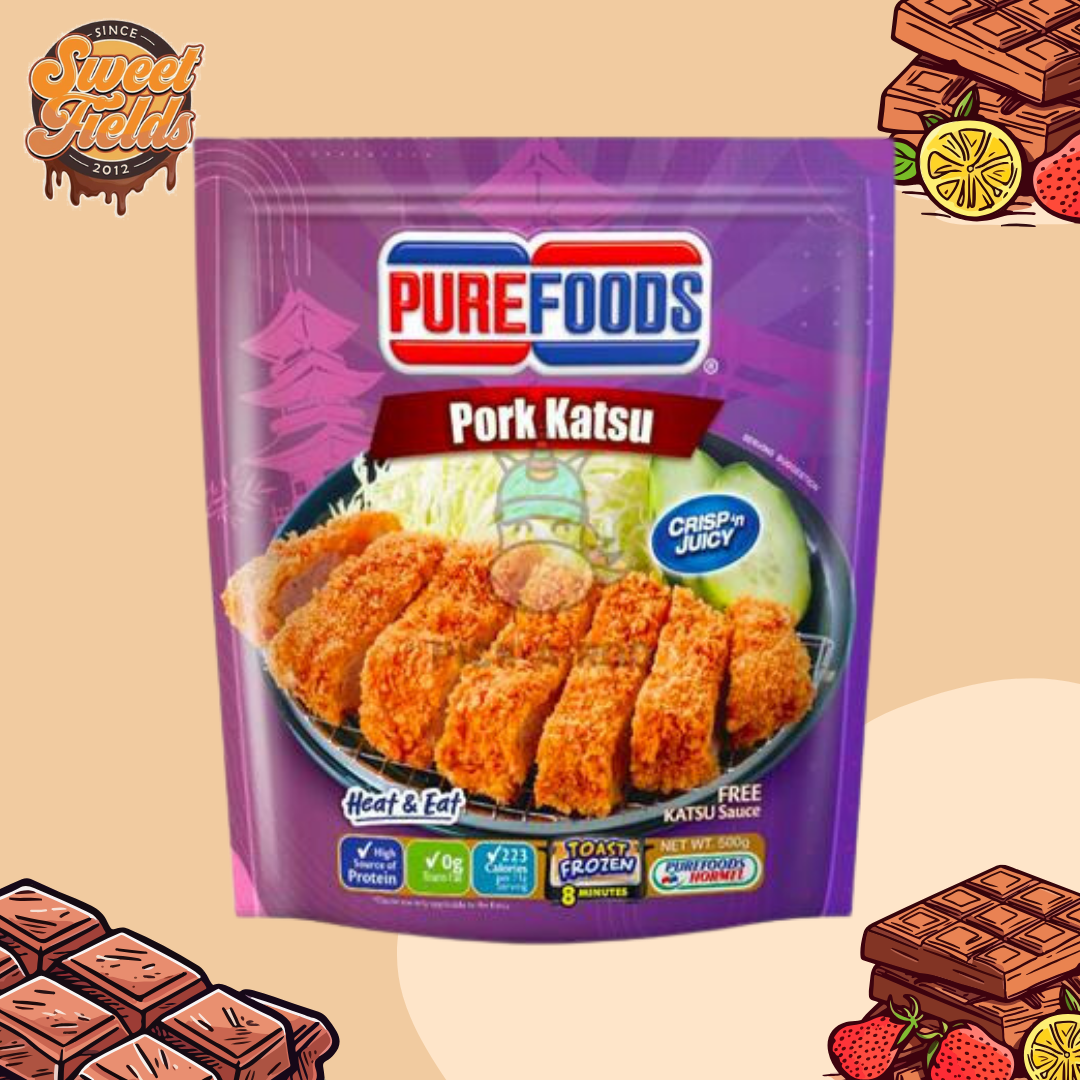 a pack of purefoods pork katsu.