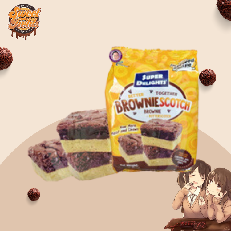 super delights browniescotch with sample