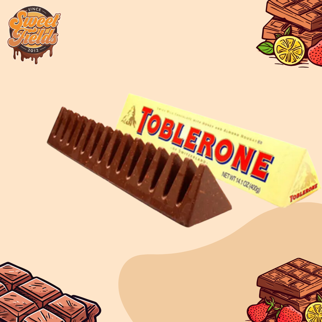 toblerone plain chocolate with sample